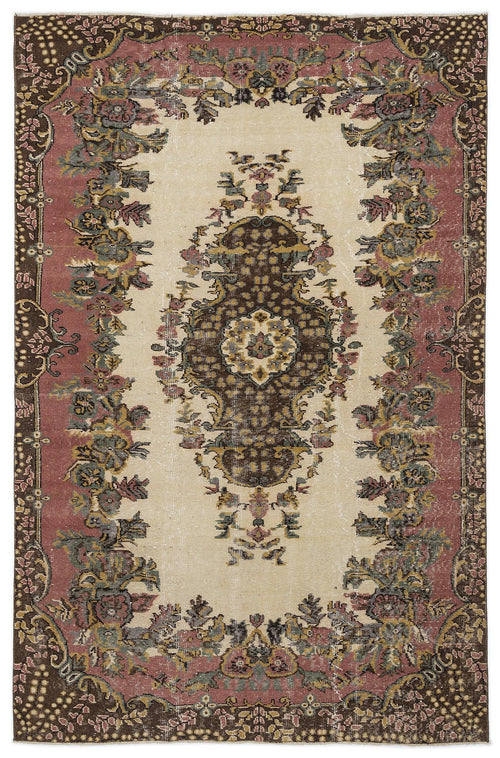 Load image 1 in gallery view. Coayn - Vintage Medallion Rug - 5'9 X 8'8