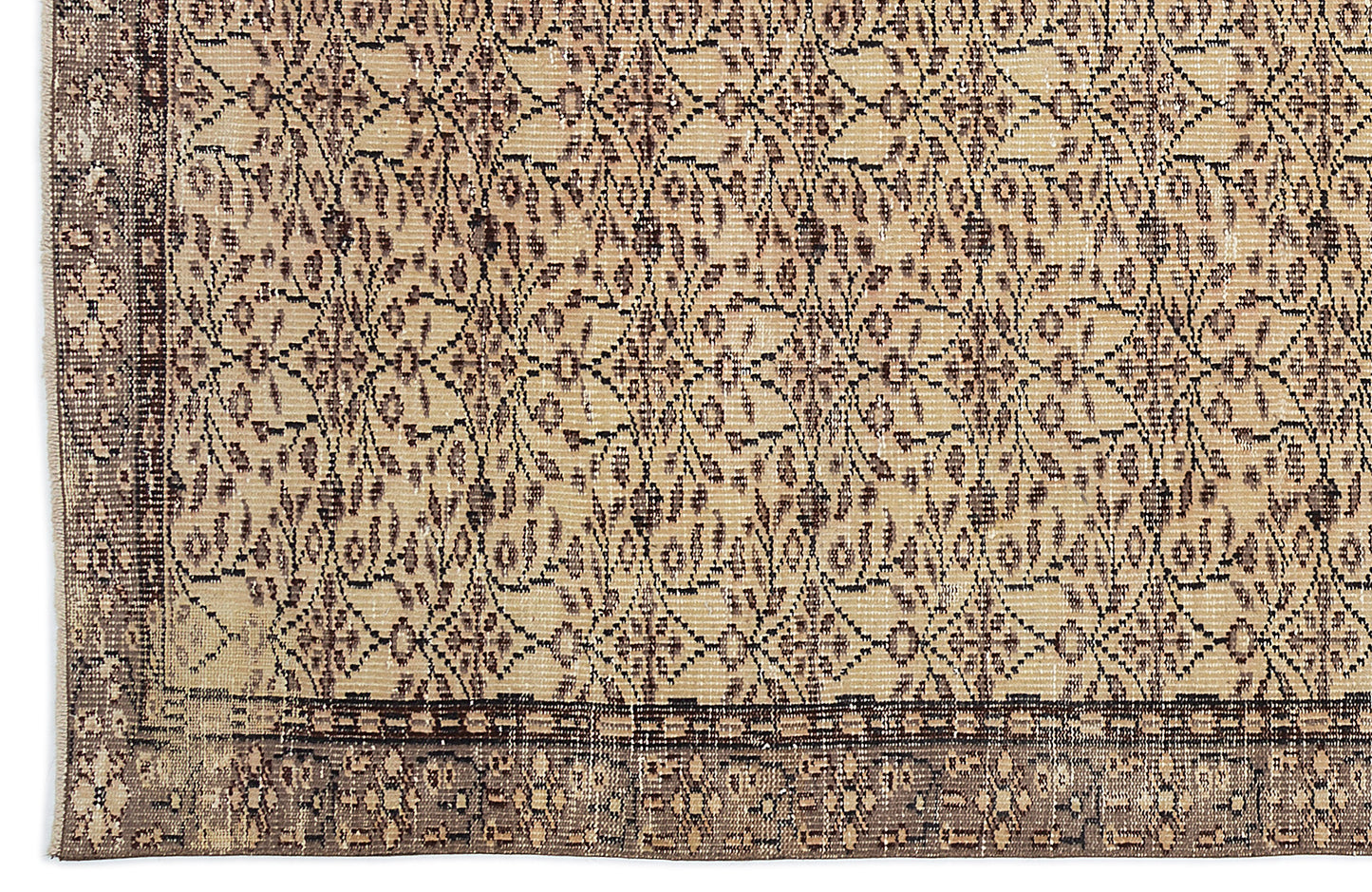 Fifaon - Vintage Floral Rug - 5'2 X 8'9