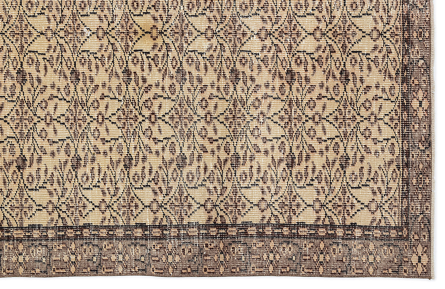 Fifaon - Vintage Floral Rug - 5'2 X 8'9