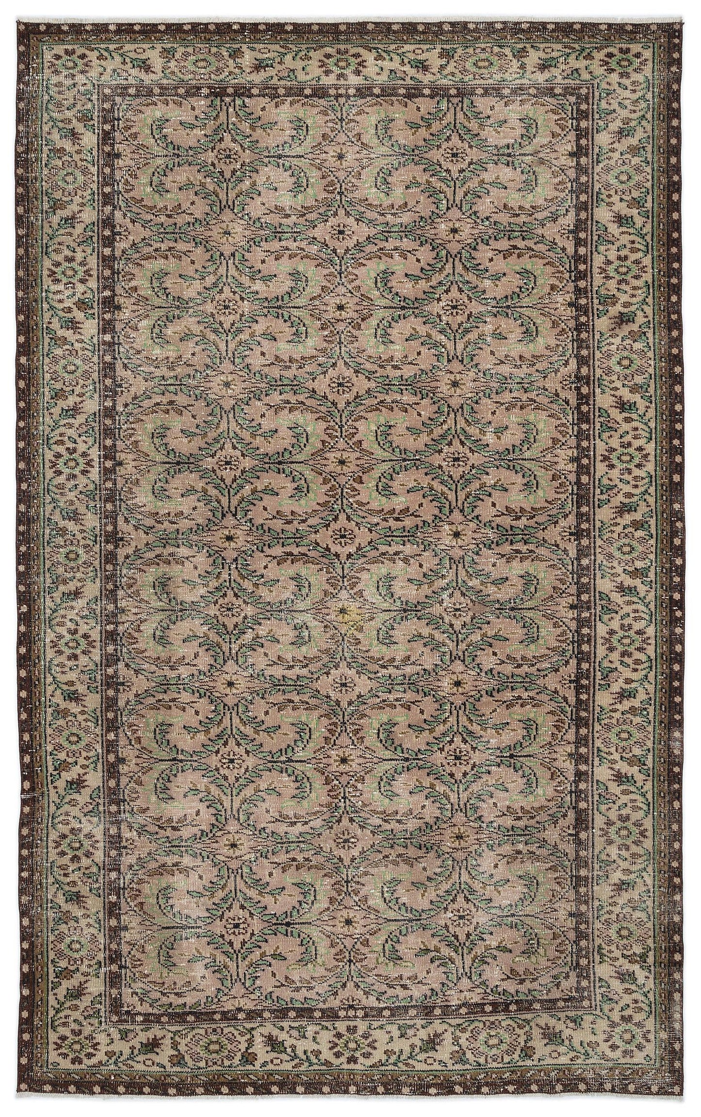 Praufina - Vintage Floral Rug - 6'0 X 9'9