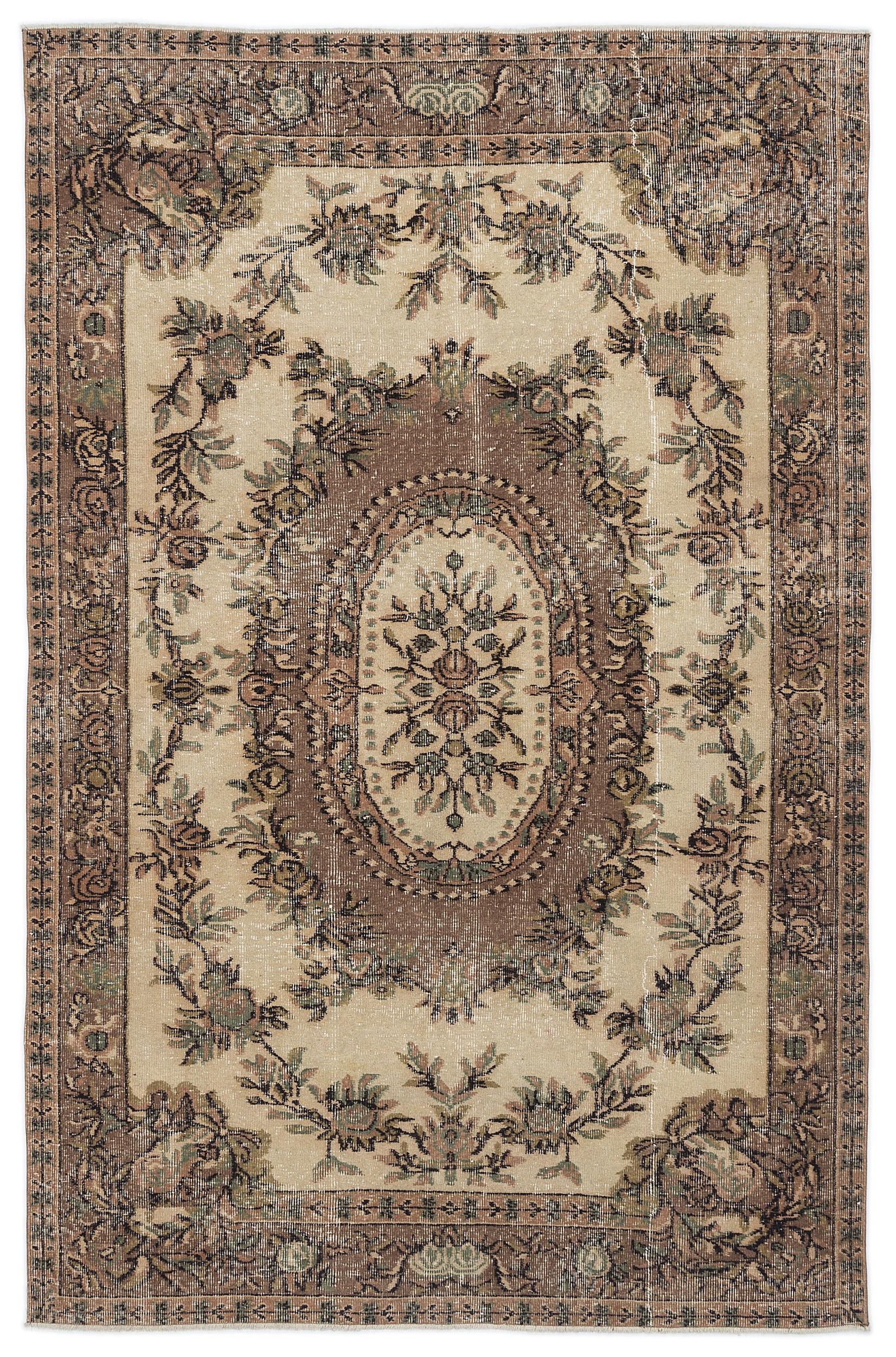 Stata - Vintage Medallion Rug - 5'4 X 8'4