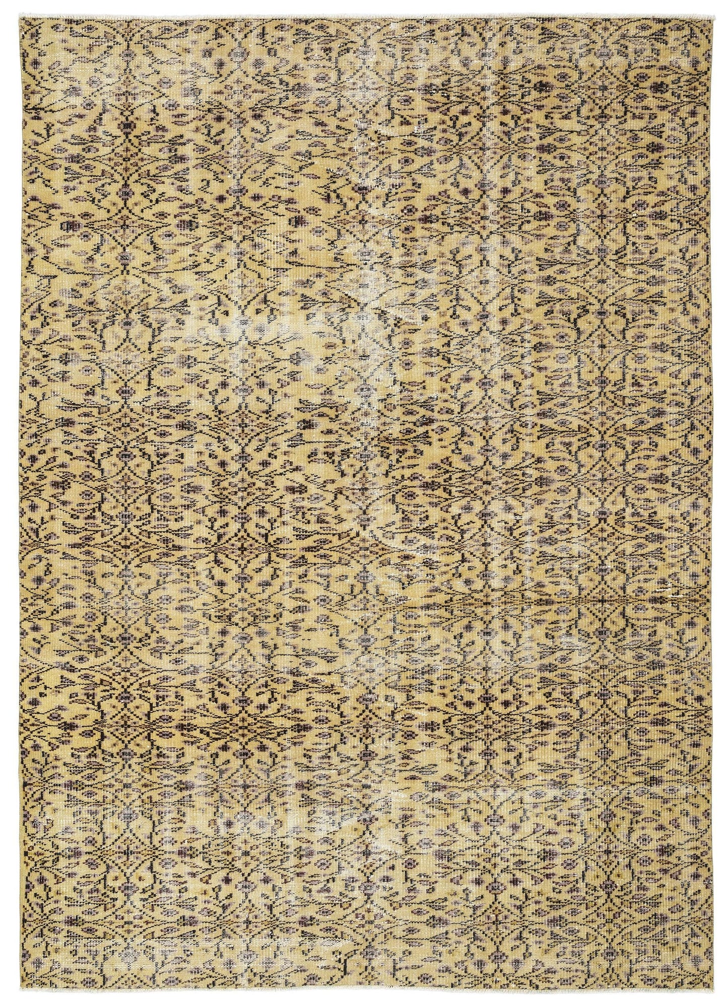 Pridina - Vintage Floral Rug - 6'1 X 8'9