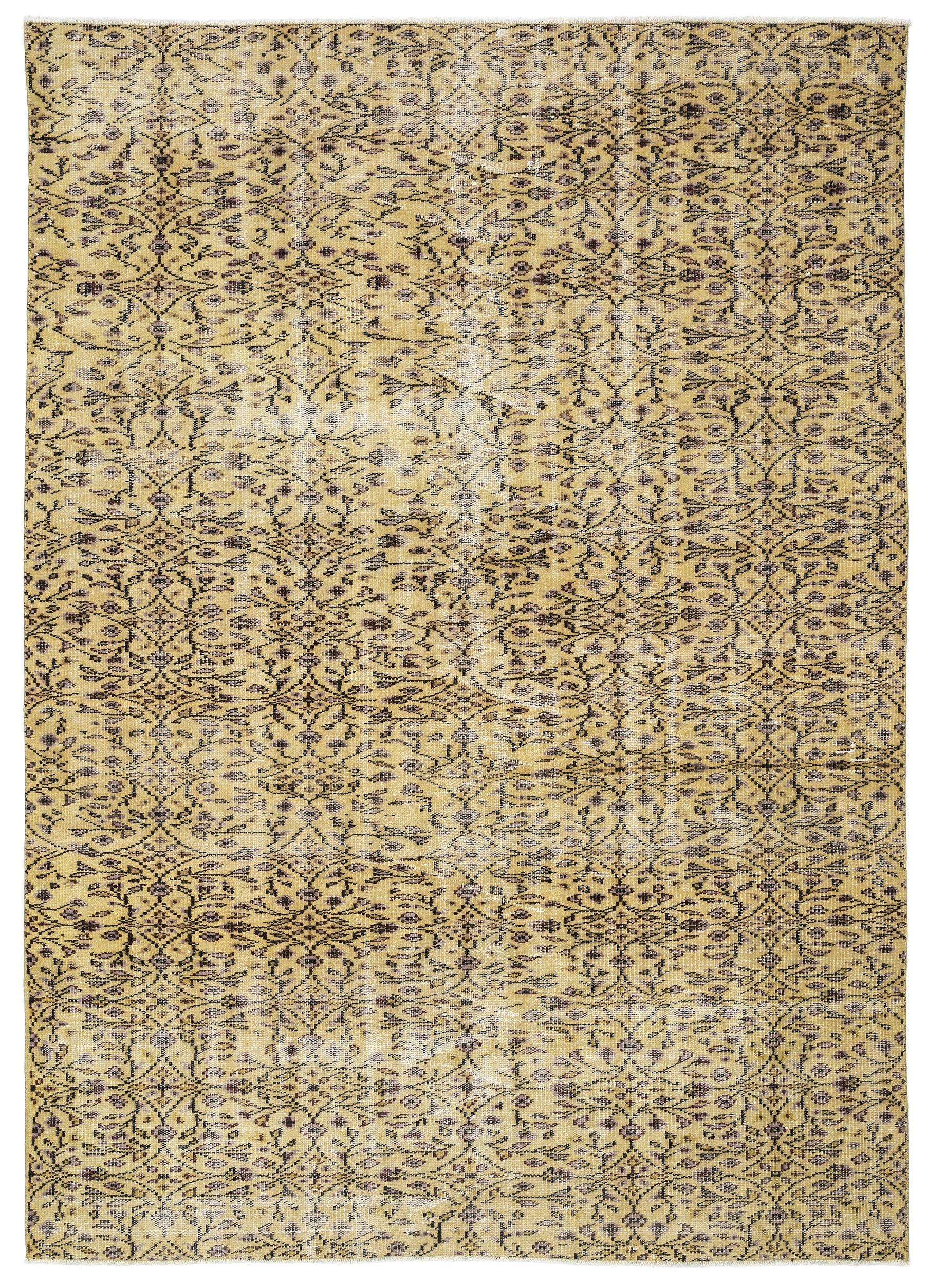 Pridina - Vintage Floral Rug - 6'1 X 8'9
