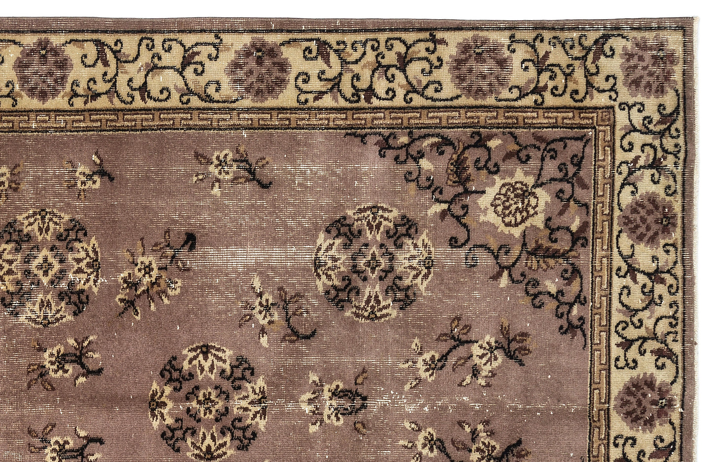 Lazuva - Vintage Floral Rug - 5'2 X 8'8