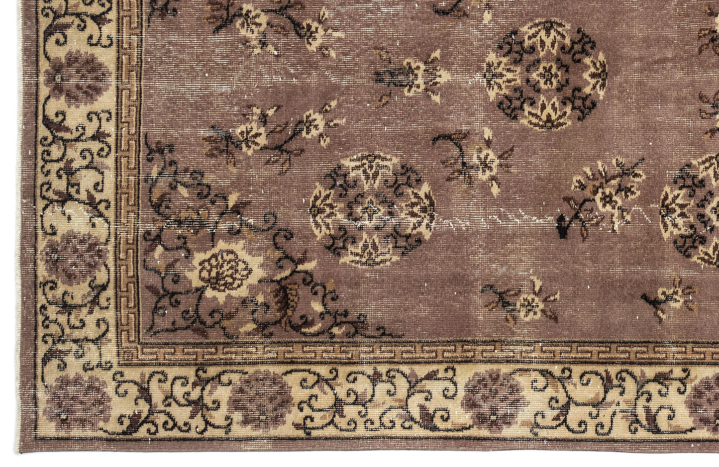 Lazuva - Vintage Floral Rug - 5'2 X 8'8