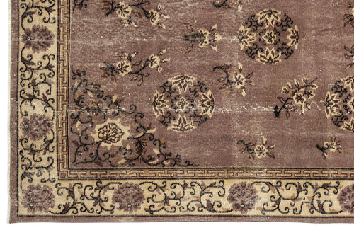 Load image 1 in gallery view. Lazuva - Vintage Floral Rug - 5'2 X 8'8