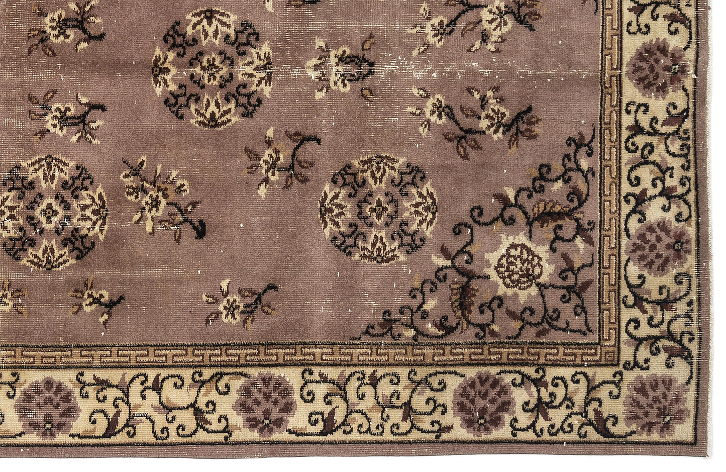 Lazuva - Vintage Floral Rug - 5'2 X 8'8