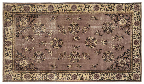 Load image 1 in gallery view. Lazuva - Vintage Floral Rug - 5'2 X 8'8