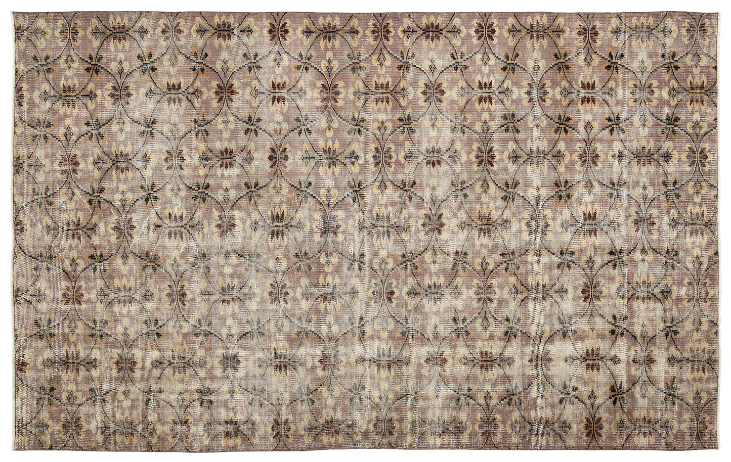 Viata - Vintage Floral Rug - 5'11 X 9'7
