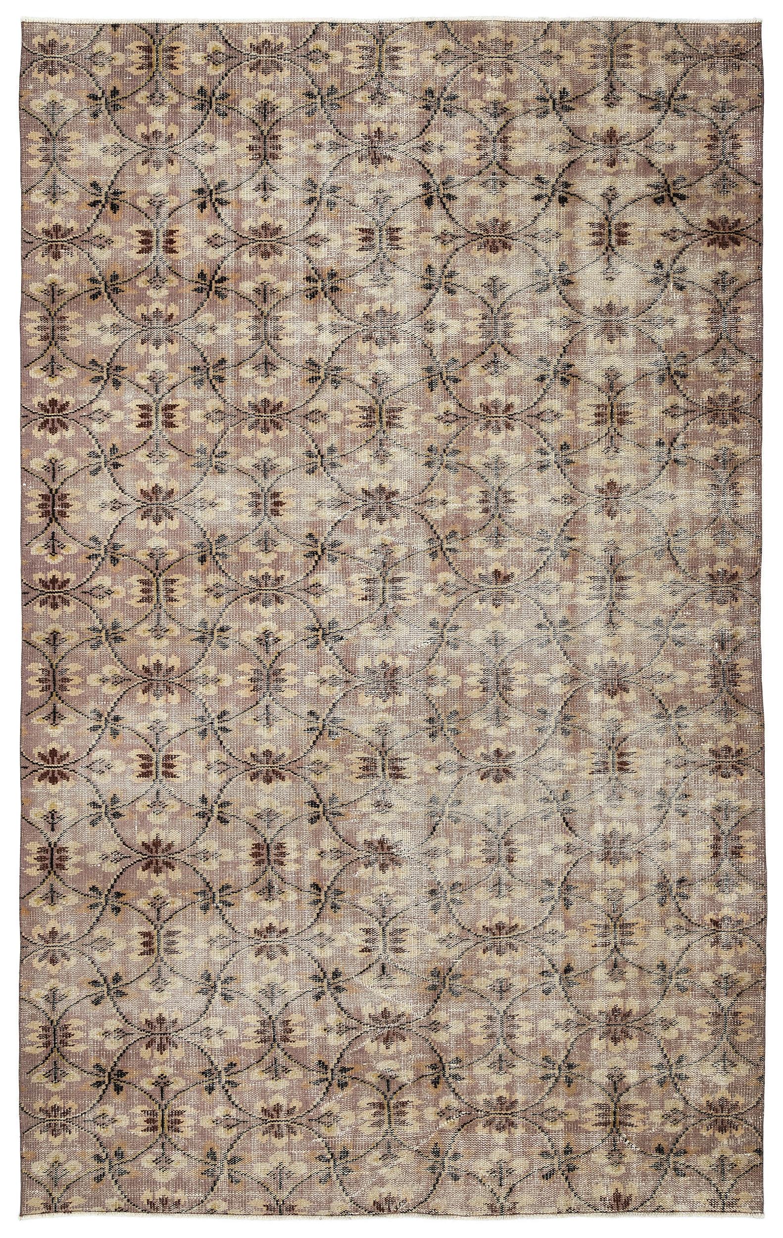 Viata - Vintage Floral Rug - 5'11 X 9'7