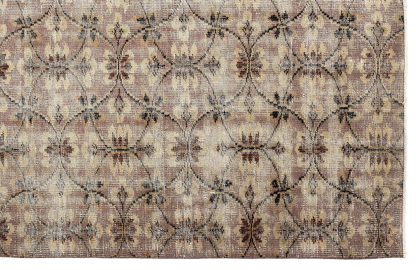 Viata - Vintage Floral Rug - 5'11 X 9'7