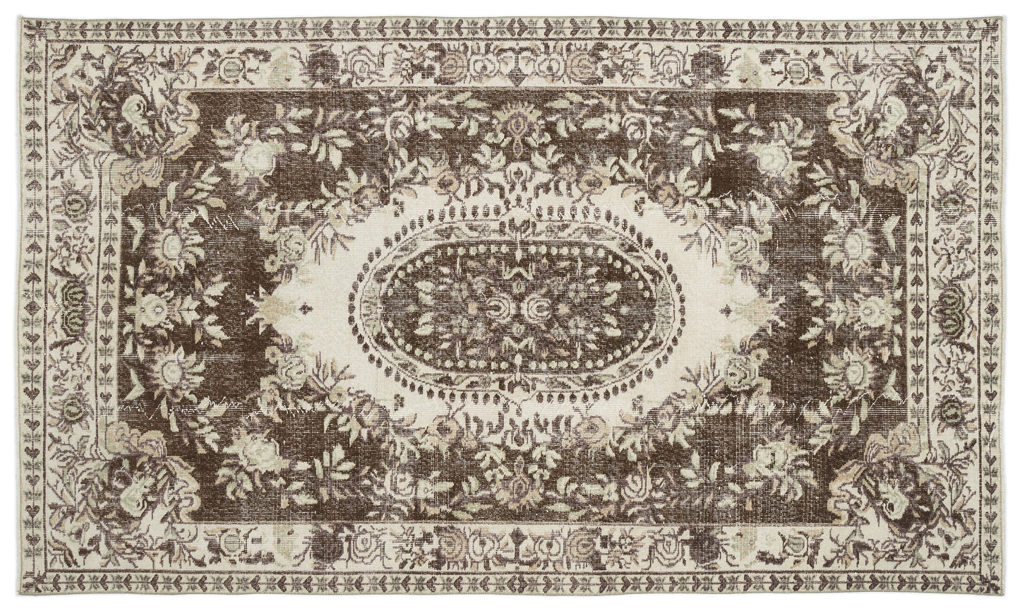 Muraor - Vintage Medallion Rug - 5'3 X 8'11