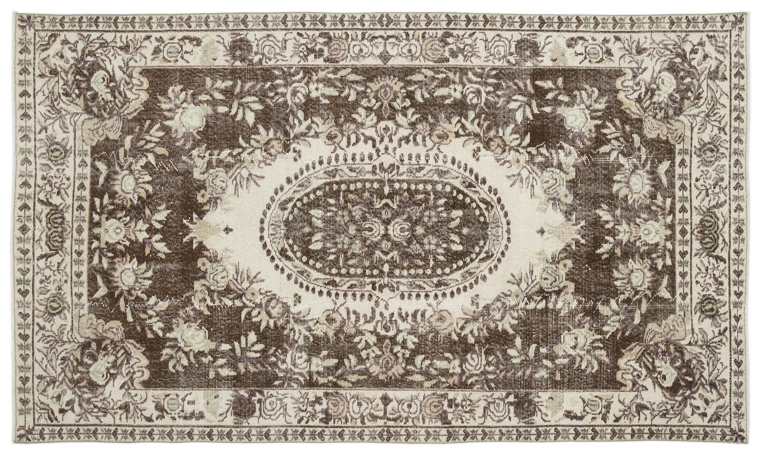Muraor - Vintage Medallion Rug - 5'3 X 8'11