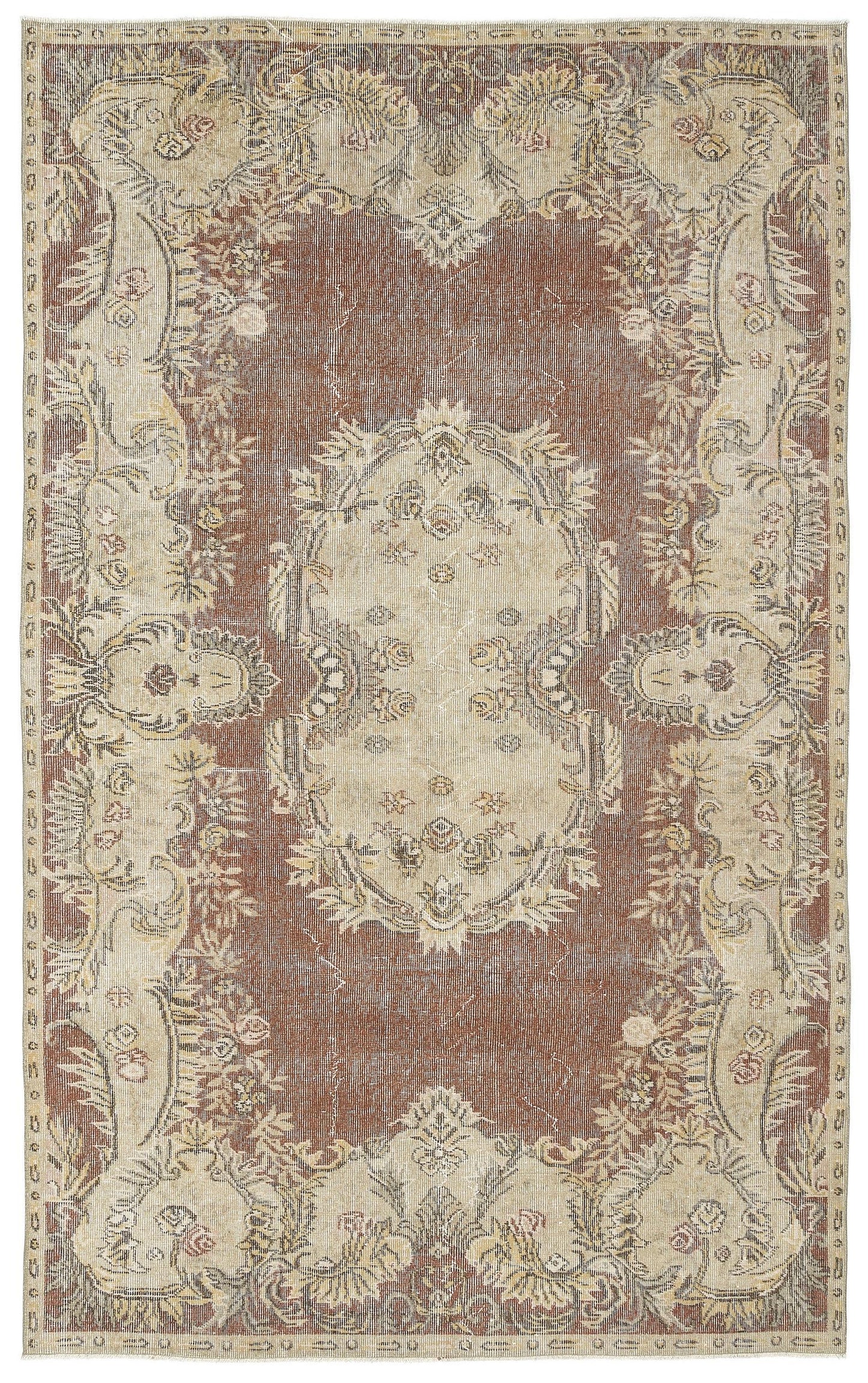Slileyn - Vintage Medallion Rug - 5'9 X 9'2
