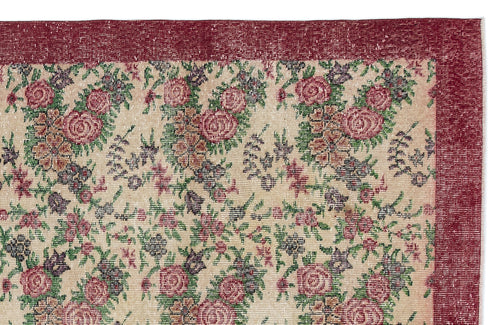 Load image 1 in gallery view. Lovuix - Vintage Floral Rug - 7'6 X 10'10