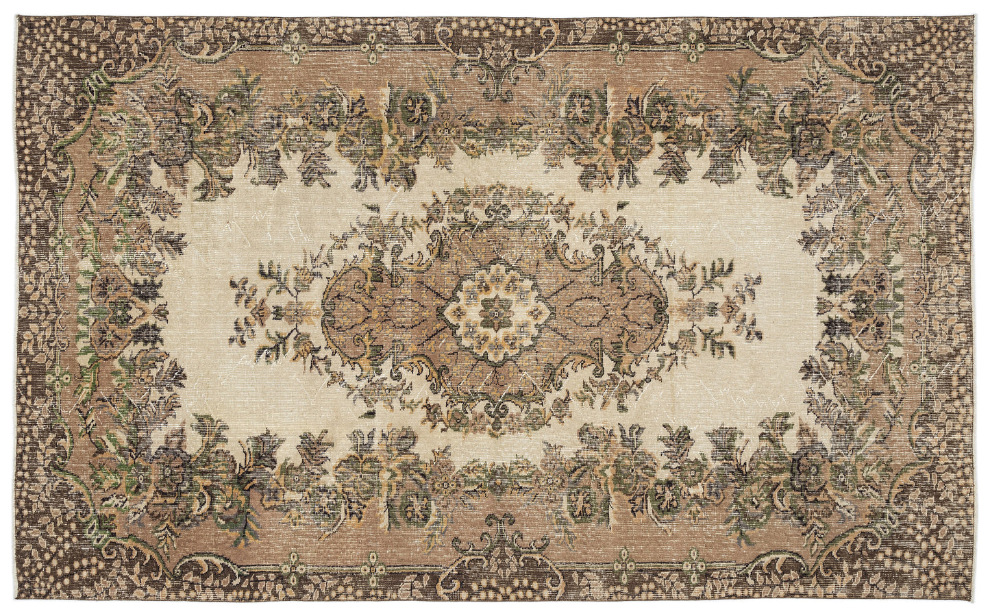 Voduya - Vintage Medallion Rug - 5'9 X 9'6