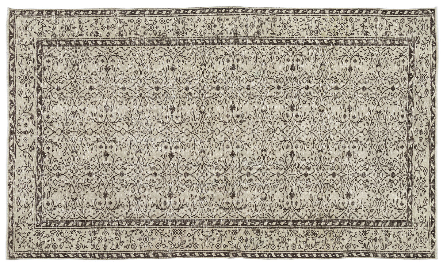 Heukita - Vintage Floral Rug - 5'4 X 9'1