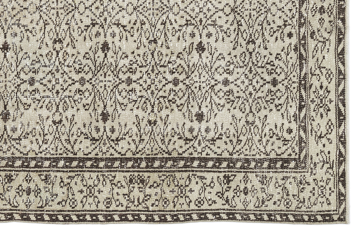 Heukita - Vintage Floral Rug - 5'4 X 9'1