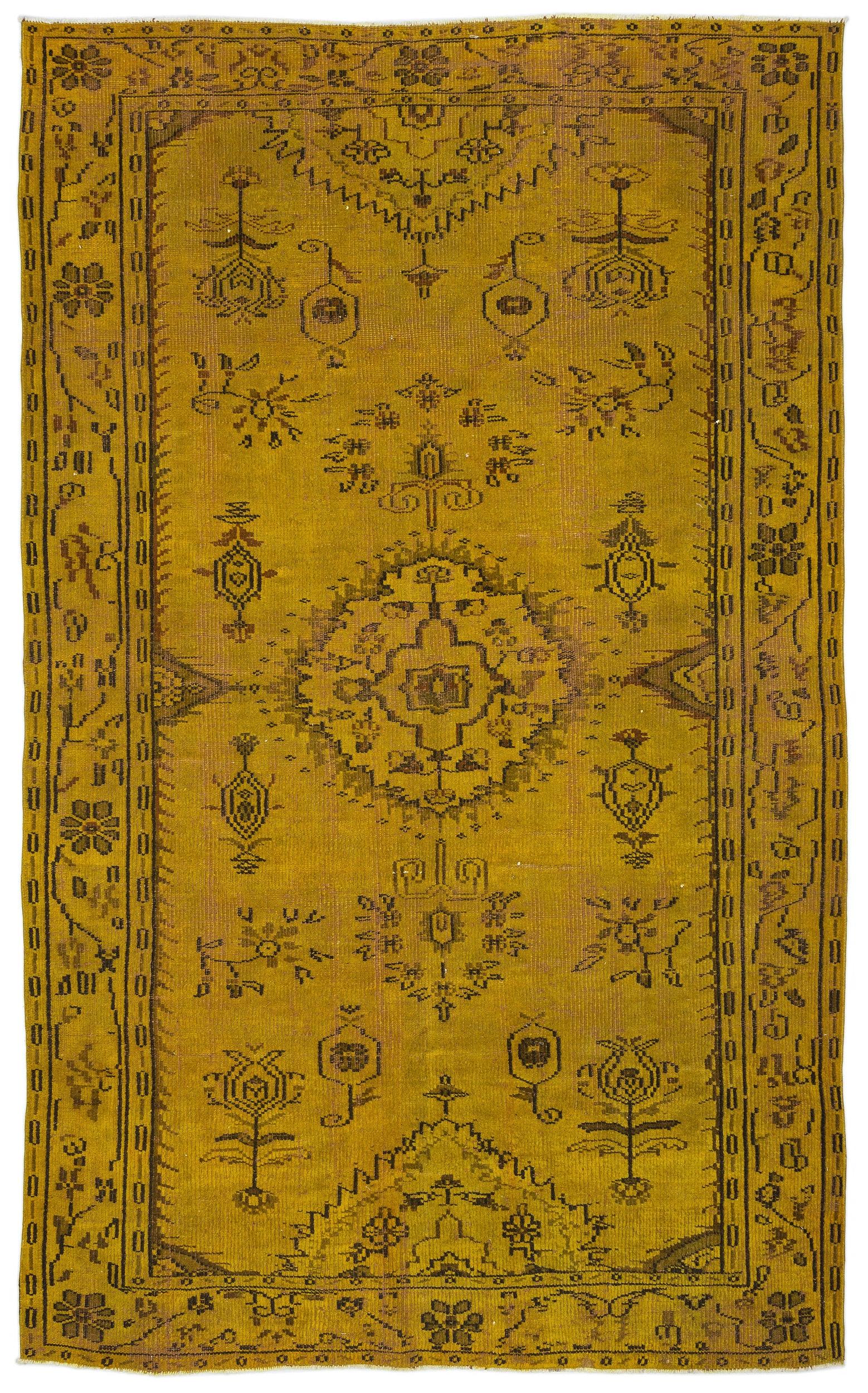 Zeama - Vintage Medallion Rug - 6'1 X 9'9