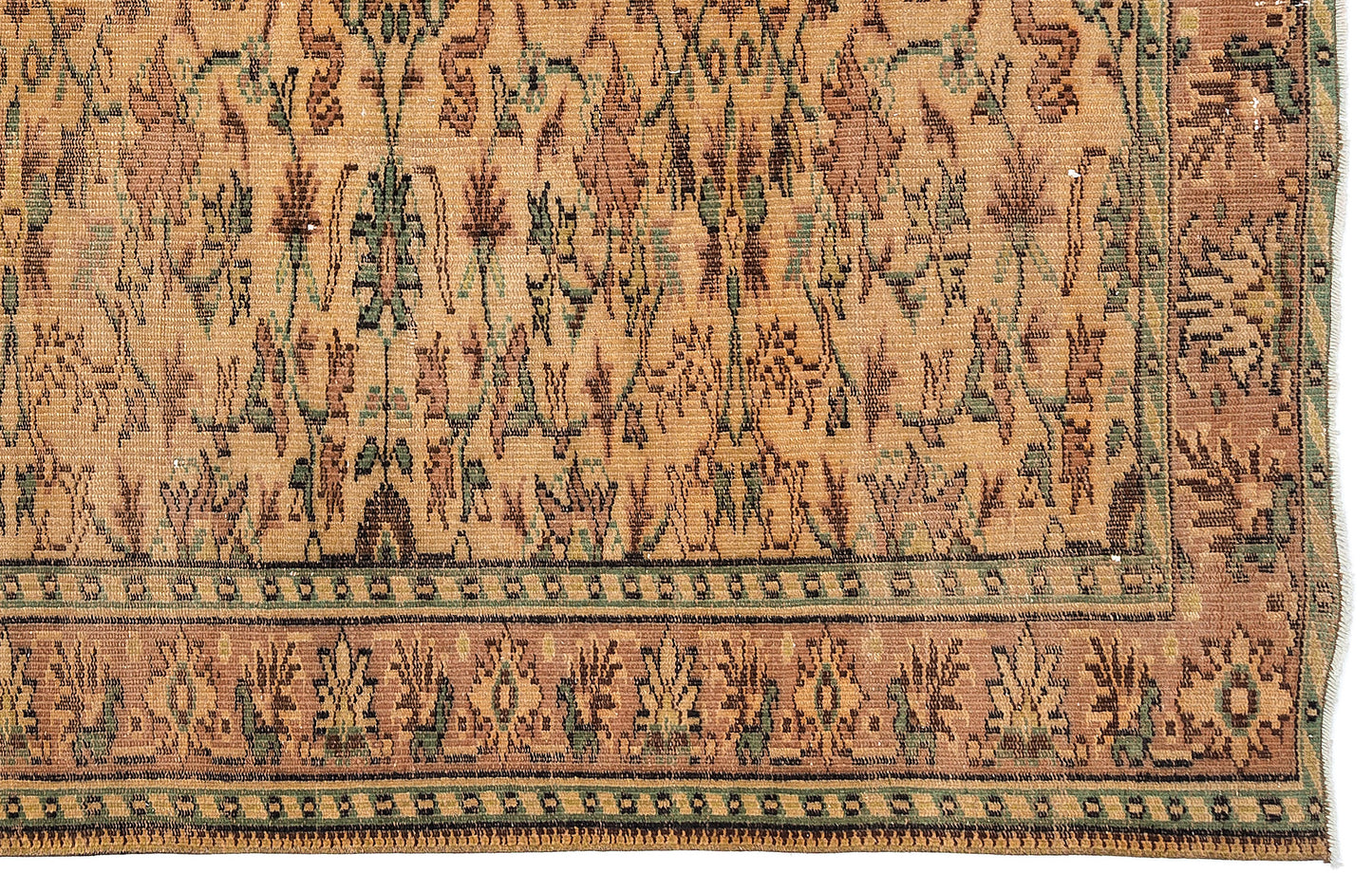 Tegava - Vintage Floral Rug - 6'2 X 8'8
