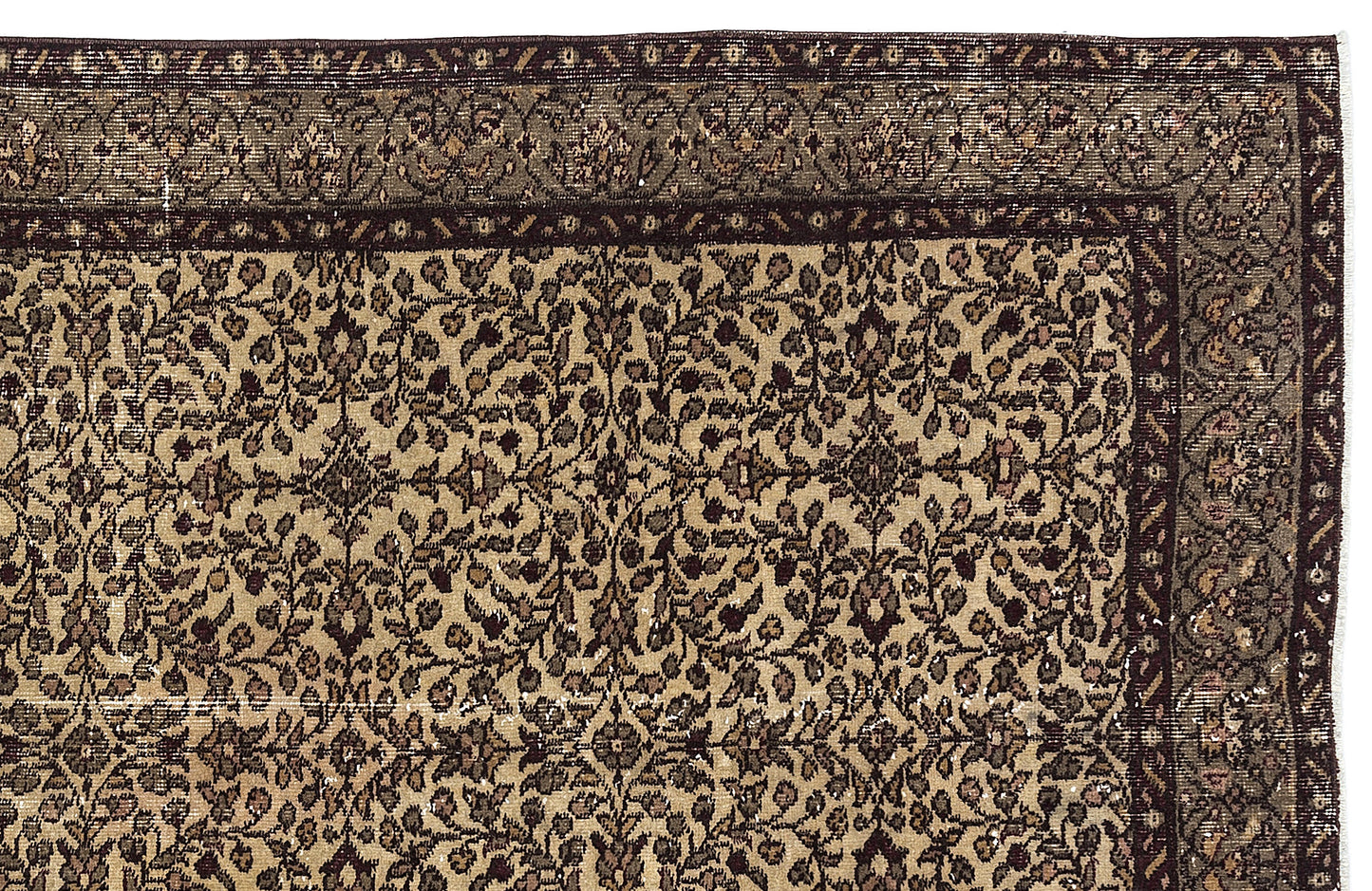Gemada - Vintage Floral Rug - 4'9 X 8'4