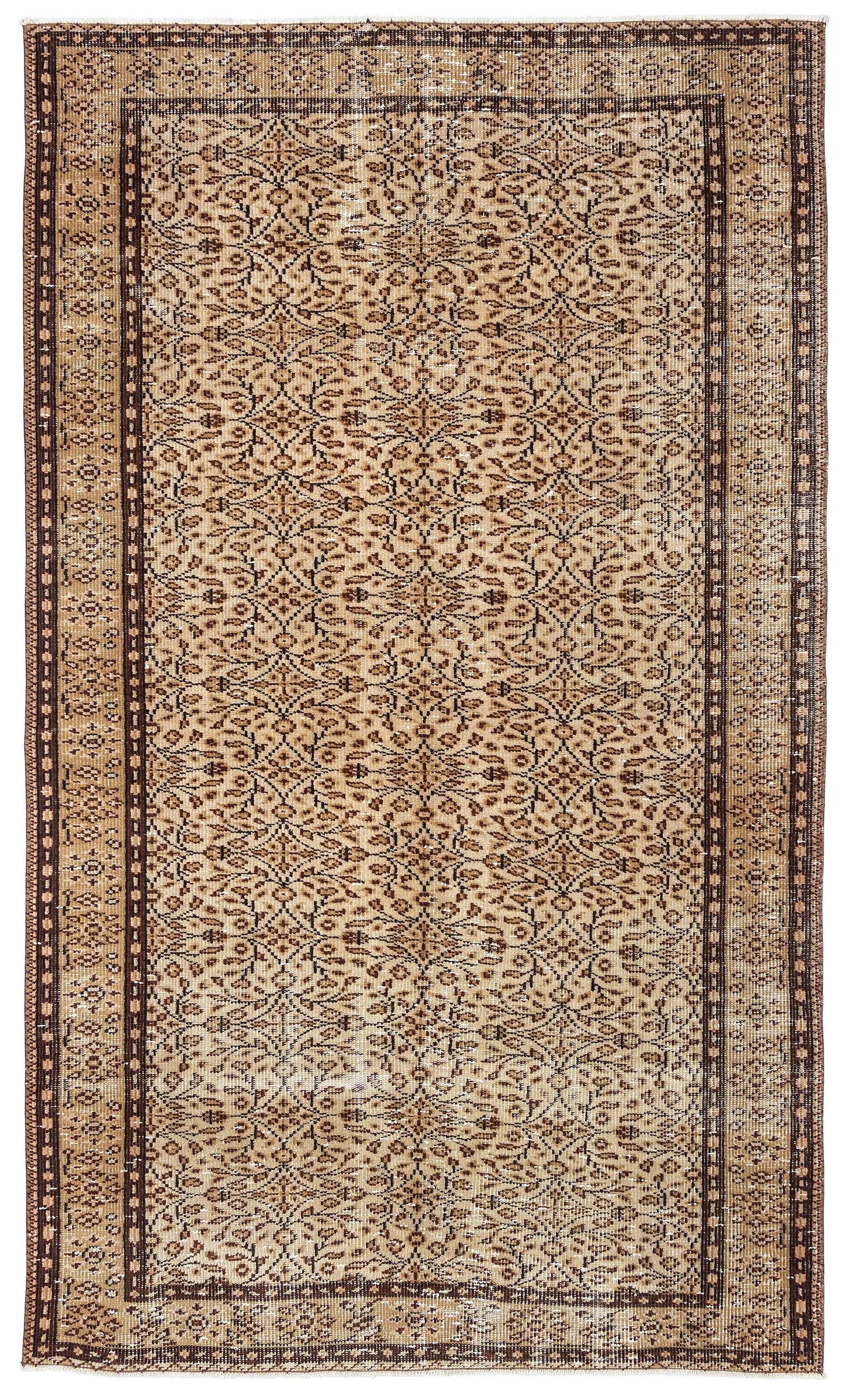 Korama - Vintage Floral Rug - 5'2 X 8'8