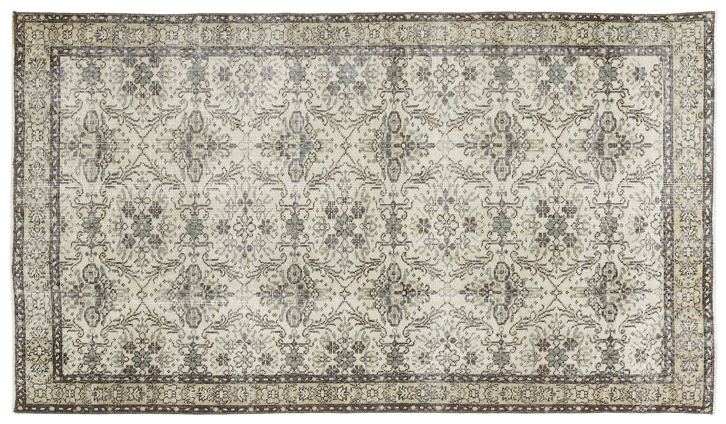 Hiokeos - Vintage Floral Rug - 4'9 X 8'0