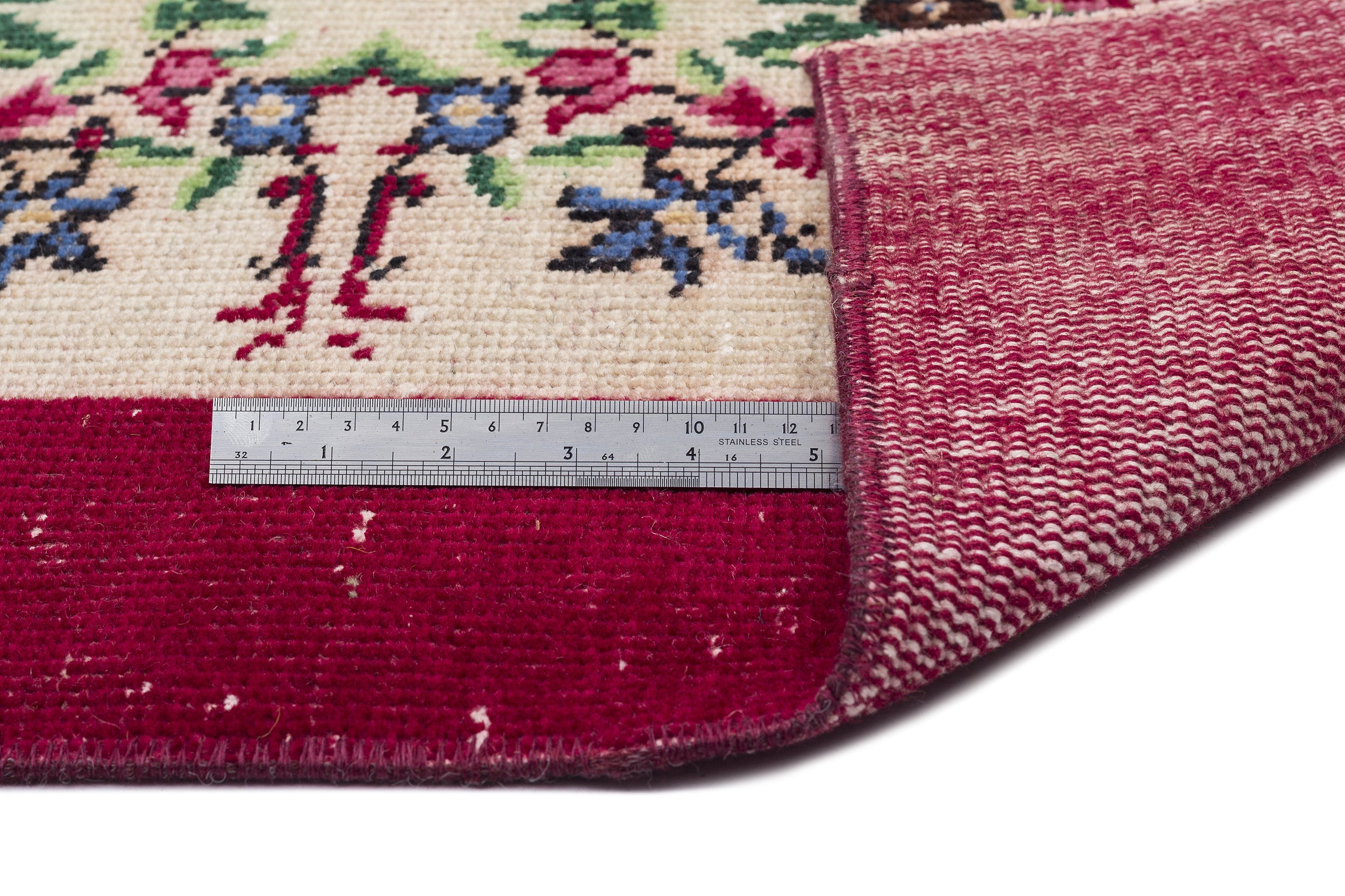 Bramuen - Vintage Floral Rug - 6'2 X 9'7