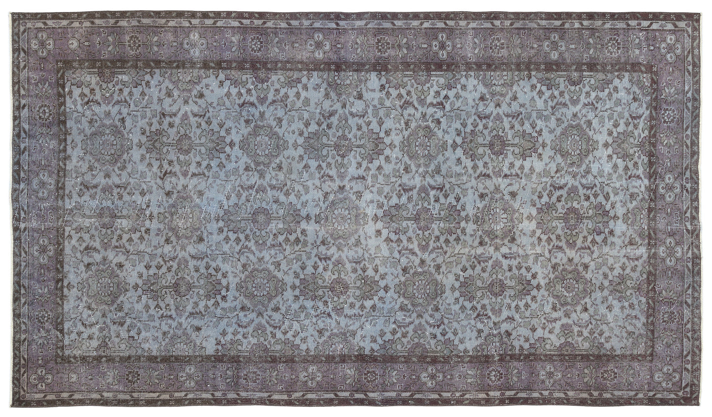 Popoen - Vintage Floral Rug - 5'5 X 9'7