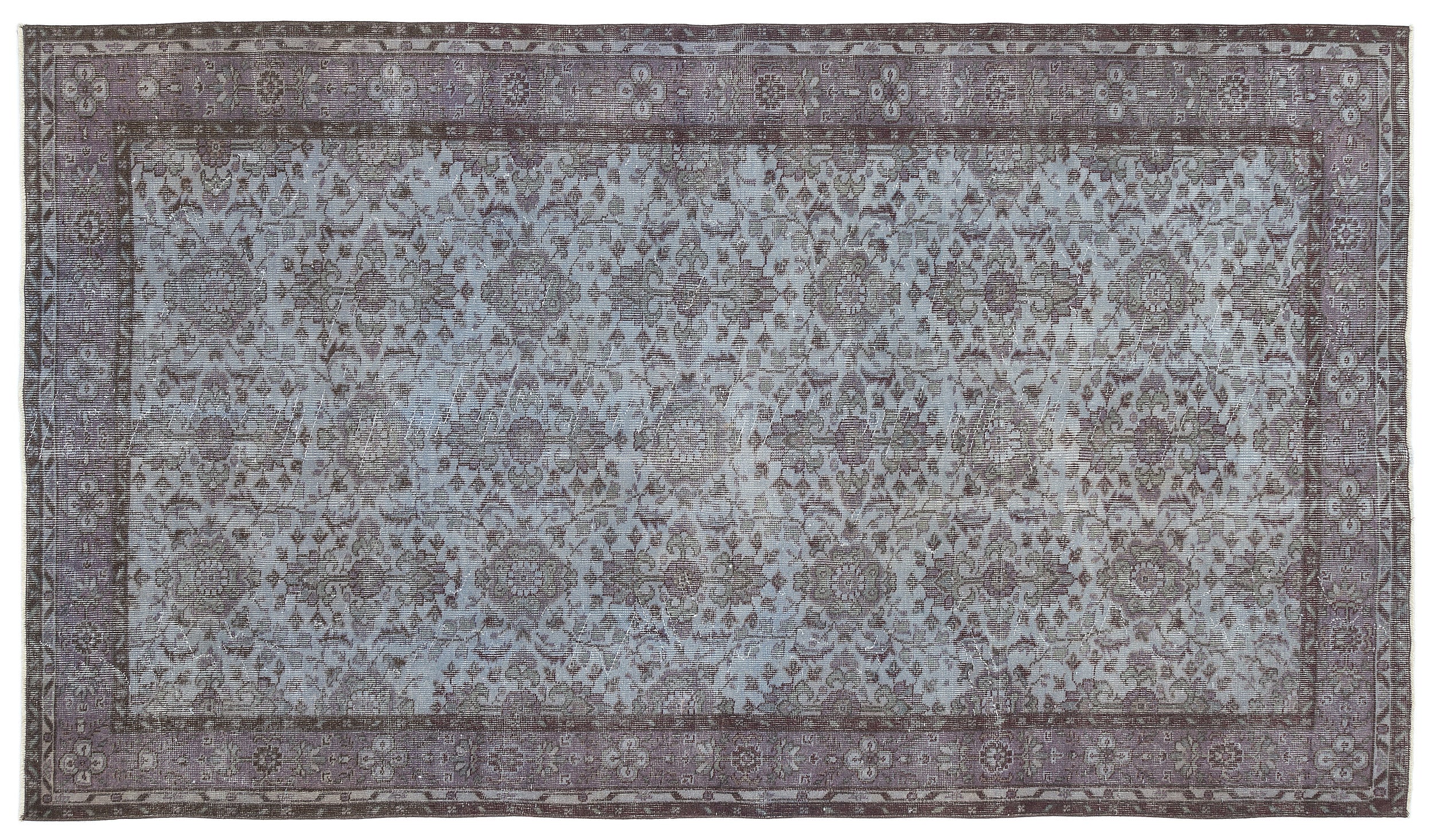 Popoen - Vintage Floral Rug - 5'5 X 9'7