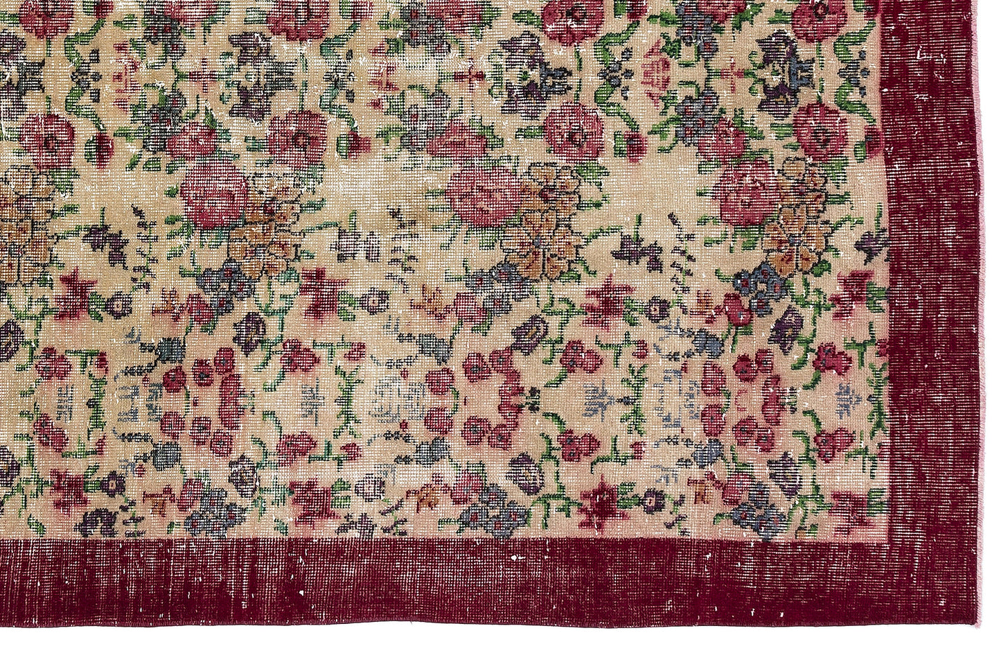 Pabira - Vintage Floral Rug - 5'4 X 8'6
