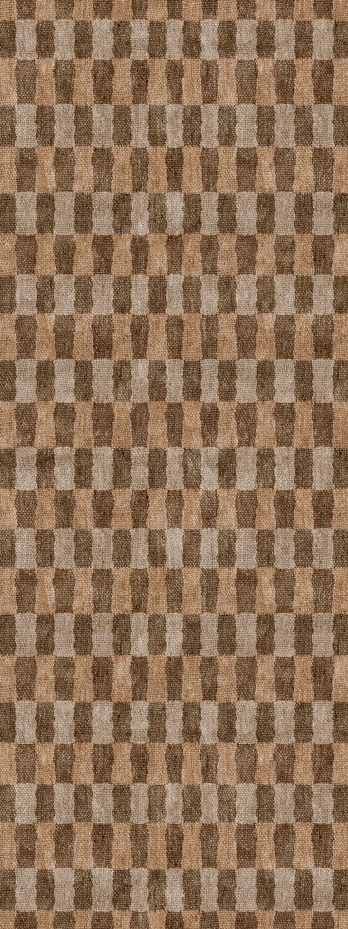 Amber Check - Washable Rug - JRN1091