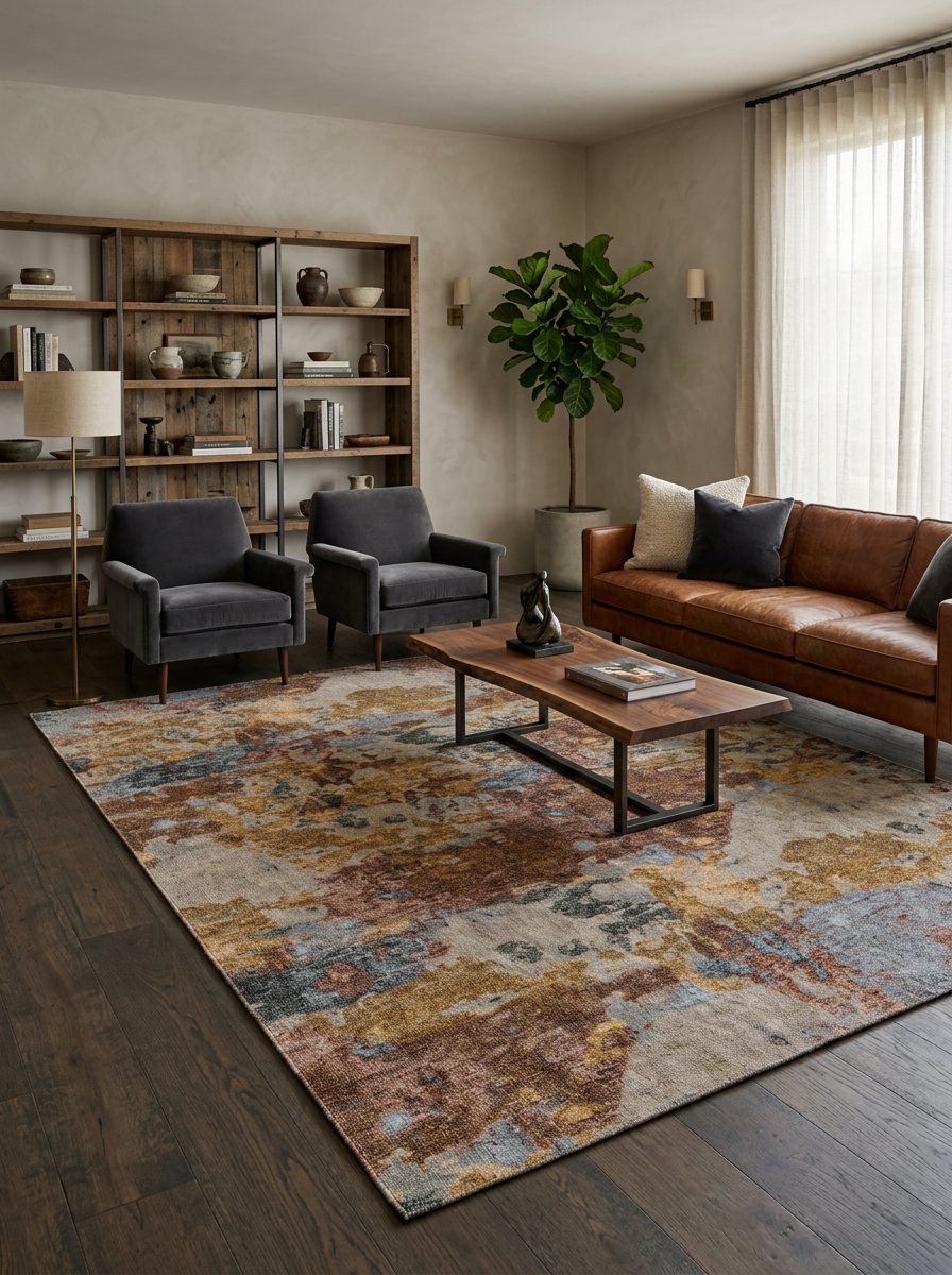 Amber Cloud - Washable Rug - JRN1078