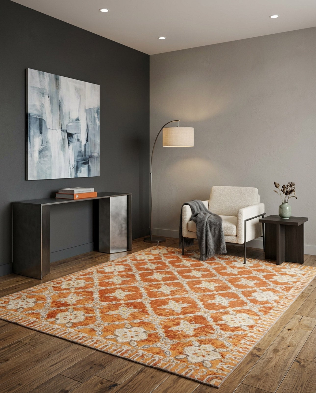 Amber Trellis Area Rug APX1941