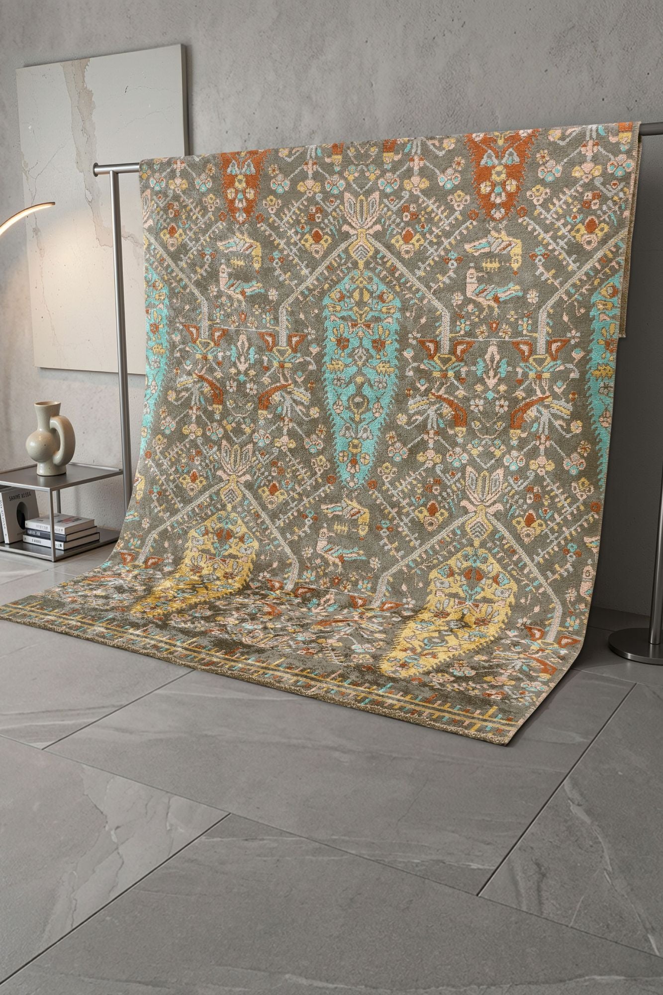 Smoky Ikat Area Rug APX1913