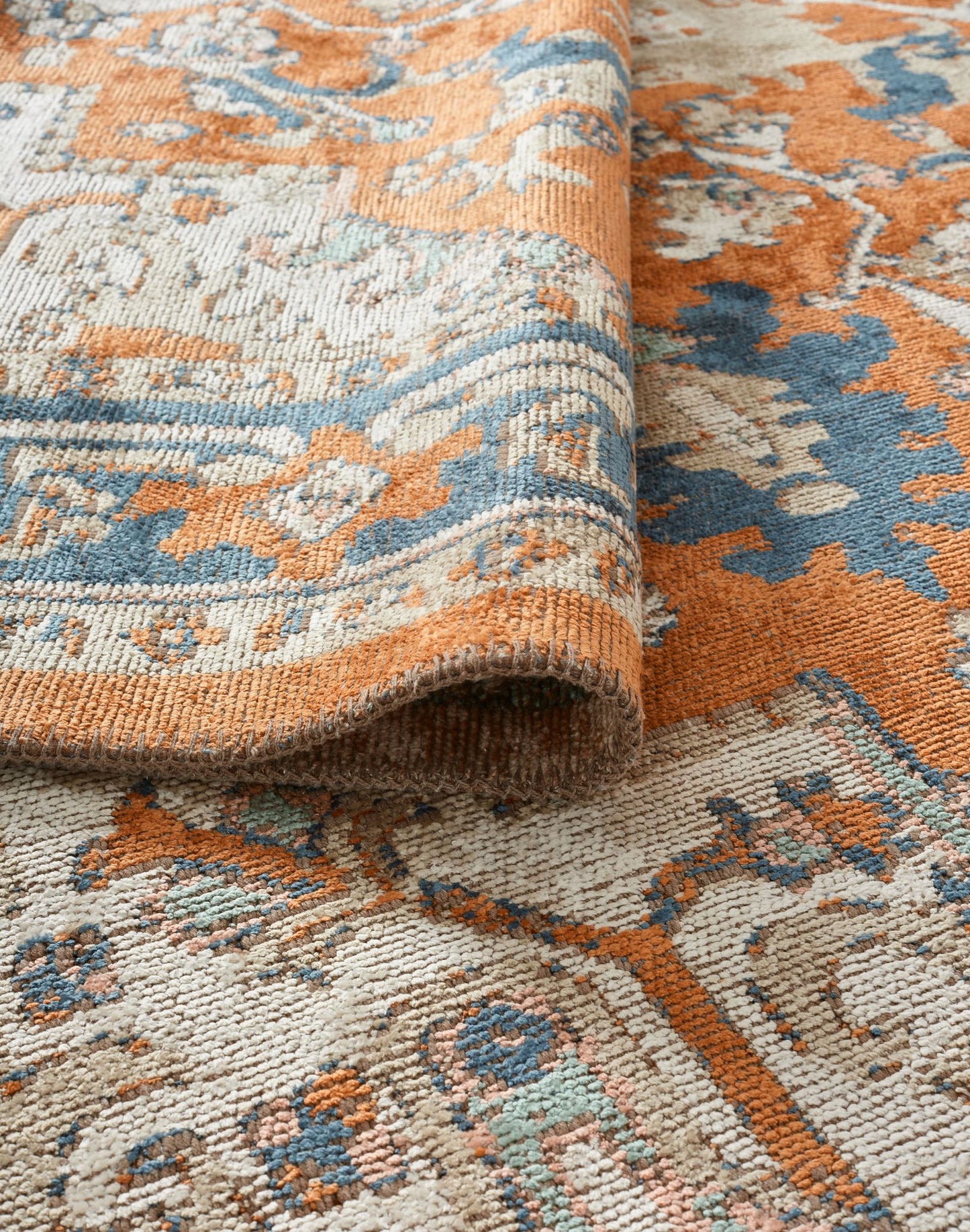 Copper Medallion Area Rug APX1931
