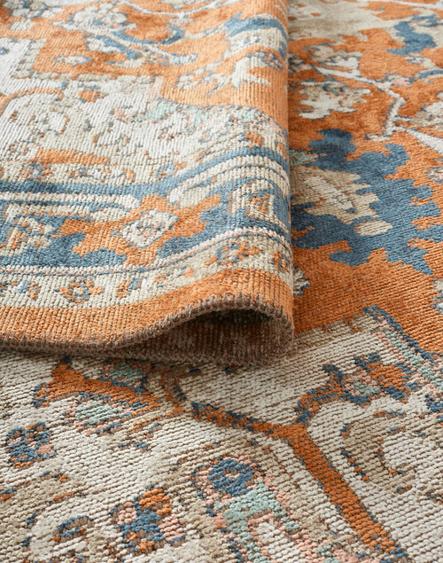 Load image 1 in gallery view. Copper Medallion Area Rug APX1931