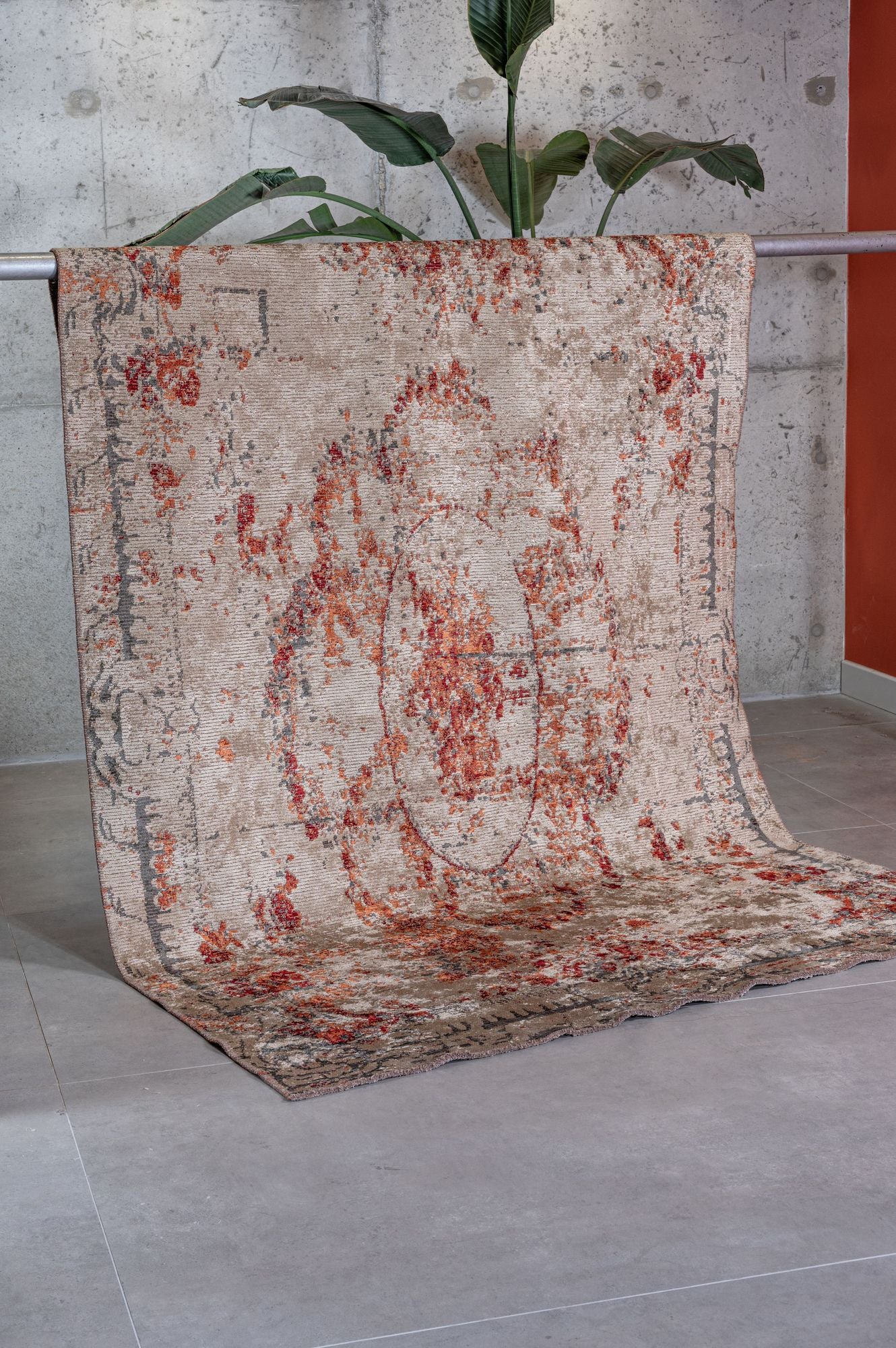 Coral Canvas Area Rug APX1971