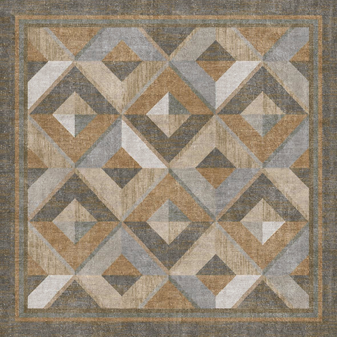 Arrow Mosaic - Washable Rug - JRN1071 (Custom Size)