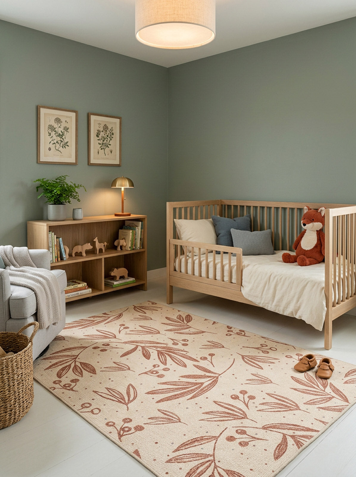 Autumn Leaves - Washable Kids Rug - JRN1108