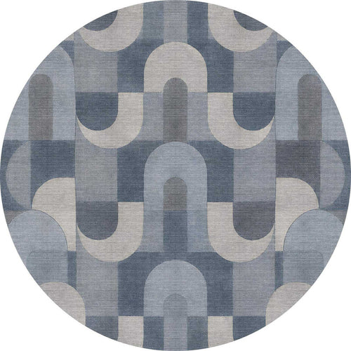 Load image 1 in gallery view. Azure Arcade - Washable Rug - JR7003 (Custom Size)
