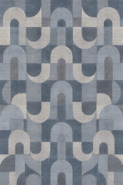 Load image 1 in gallery view. Azure Arcade - Washable Rug - JR7003 (Custom Size)