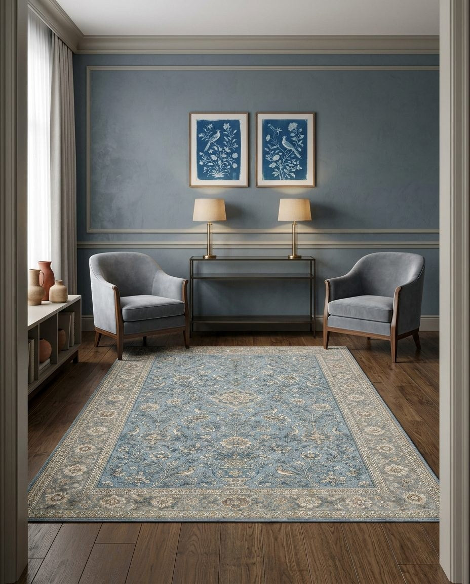 Azure Manor - Washable Rug - JR7009