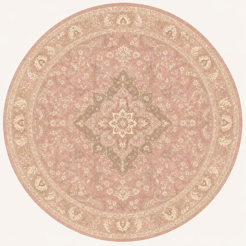 Load image 1 in gallery view. Blush Medallion - Washable Rug - JR7012