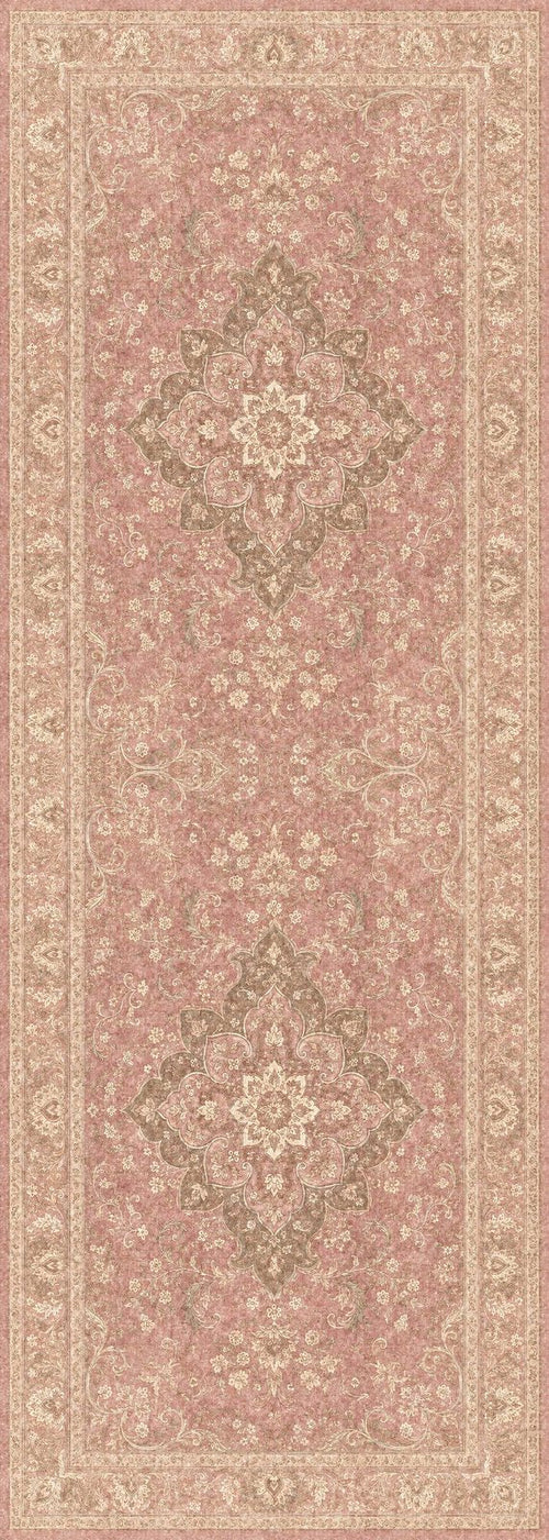 Load image 1 in gallery view. Blush Medallion - Washable Rug - JR7012