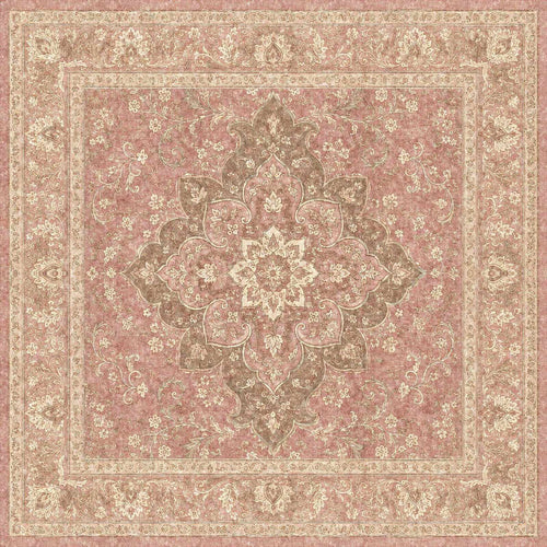 Load image 1 in gallery view. Blush Medallion - Washable Rug - JR7012