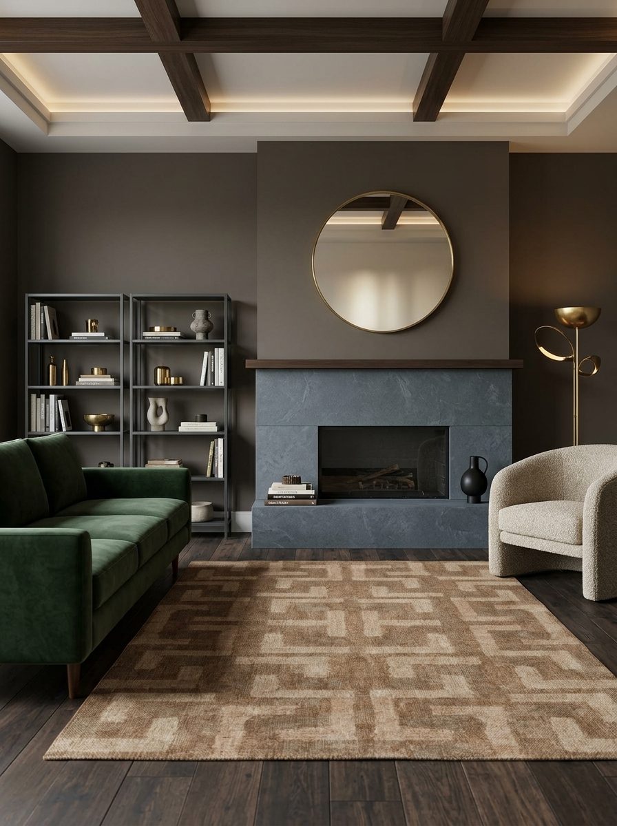 Bronze Key - Washable Rug - JRN1090