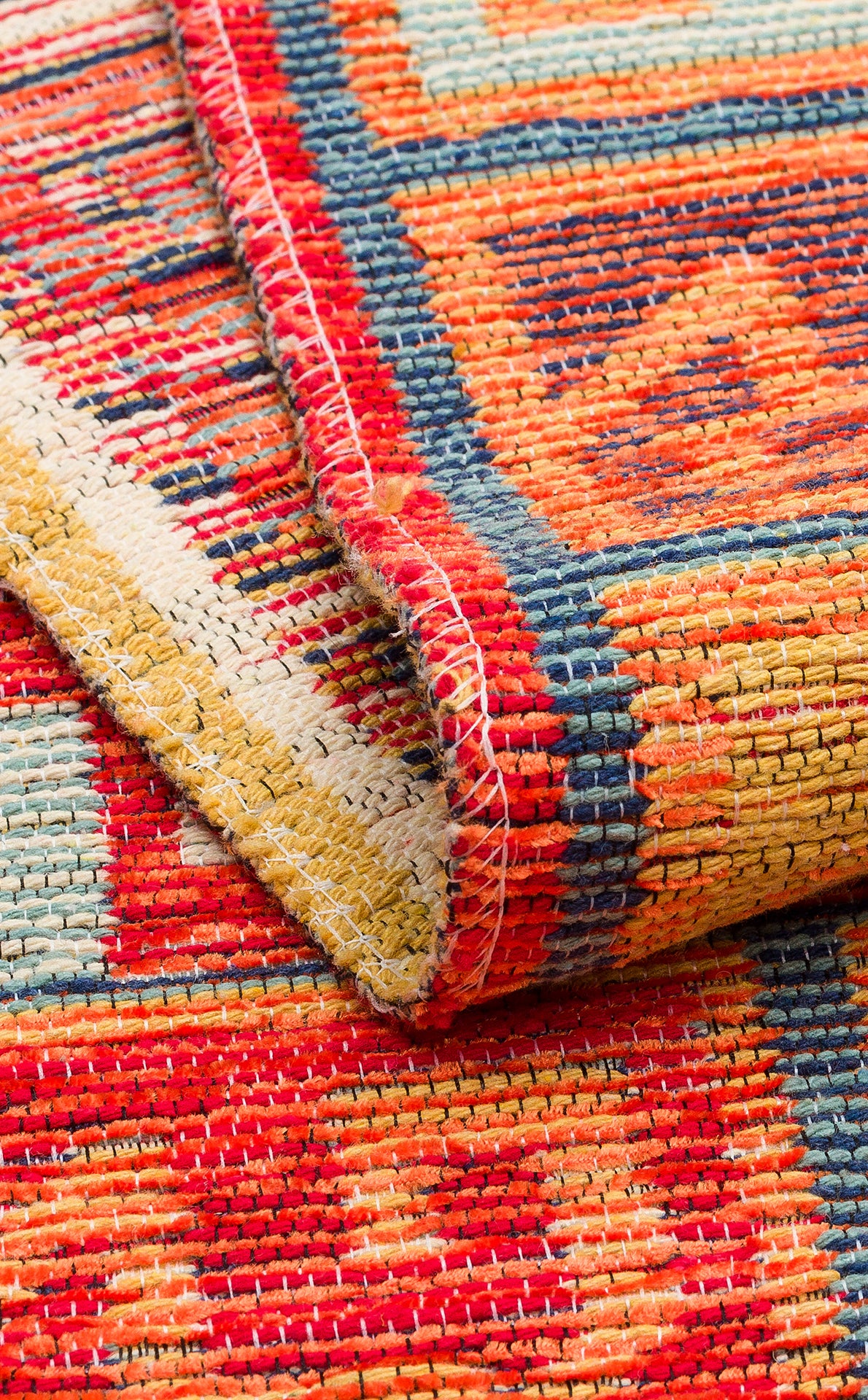 Canyon Shade Geometric Multicolor Kilim | JUSTRUG