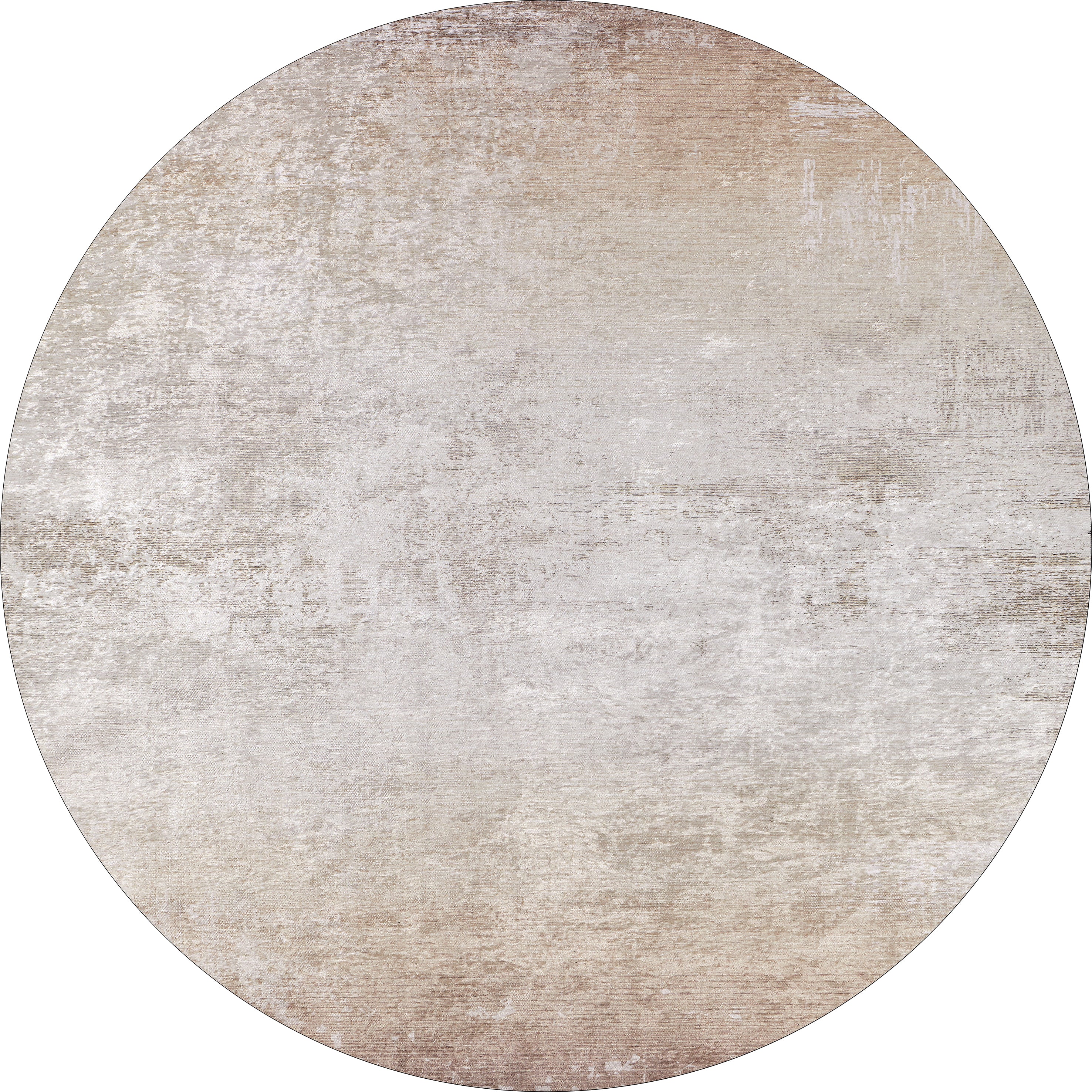 Cinnamon Swirl Modern Cream Washable Rug | JUSTRUG