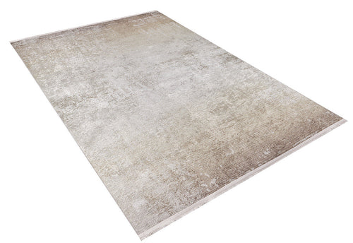 Load image 1 in gallery view. The Cinnamon Swirl - Washable Rug - JR425 (Custom Size) is a rectangular flat weave area rug featuring a subtle beige gradient and soft, textured surface. Stylish and easy to care for, this rug offers both beauty and convenience.